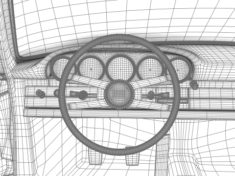 Porsche 911 1964 hoofdkwartier 3D Model