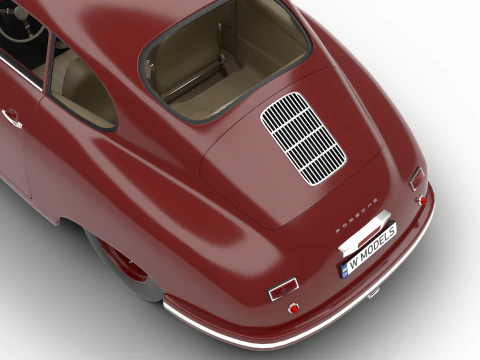 Porsche 356 1300 1952 3D Model