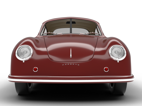 Porsche 356 1300 1952 3D 모델