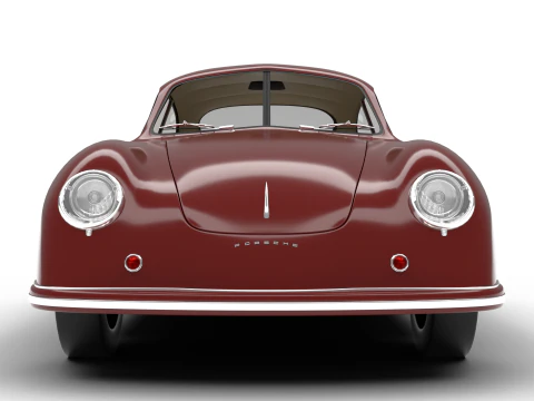 Porsche 356 1300 1952 3D Model