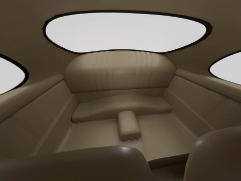 Porsche 356 1300 1952 3D Model