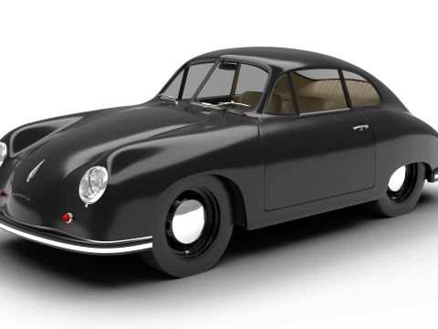 Porsche 356 1300 1952 3D Model
