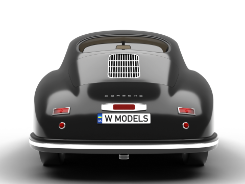 Porsche 356 1300 1952 3D Модель