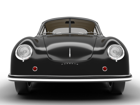 Porsche 356 1300 1952 3D Модель