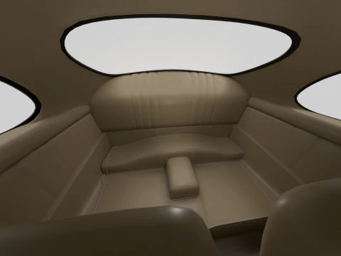 Porsche 356 1300 1952 3D Model