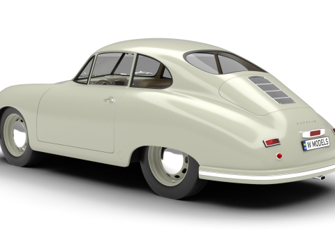 Porsche 356 1300 1952 3D 모델