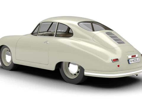 Porsche 356 1300 1952 3D Model