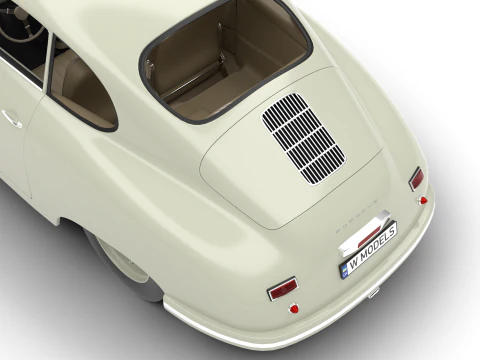 Porsche 356 1300 1952 3D Model