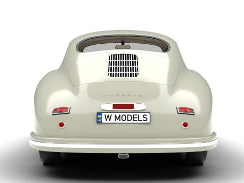 Porsche 356 1300 1952 3D 모델