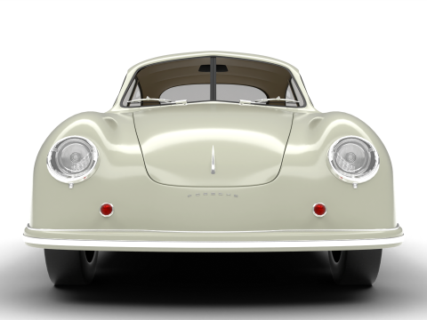 Porsche 356 1300 1952 3D 모델