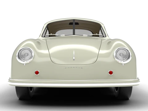 Porsche 356 1300 1952 3D Model