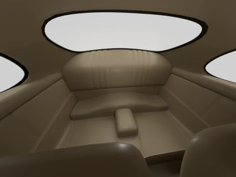 Porsche 356 1300 1952 3D Model