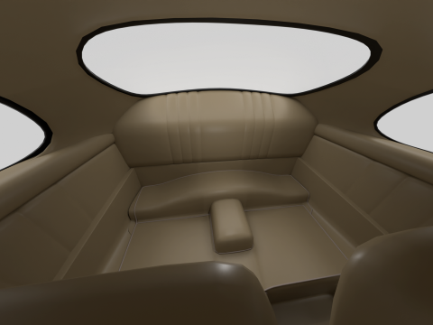 Porsche 356 1300 1952 HQ Modelo 3D