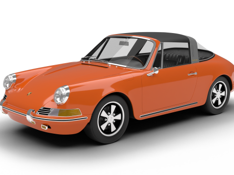Porsche 911 Targa 1967 3D Модель