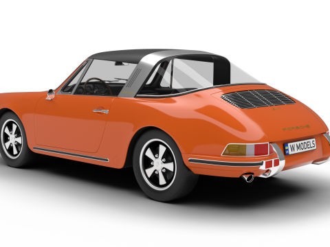 Porsche 911 Targa 1967 3D Model