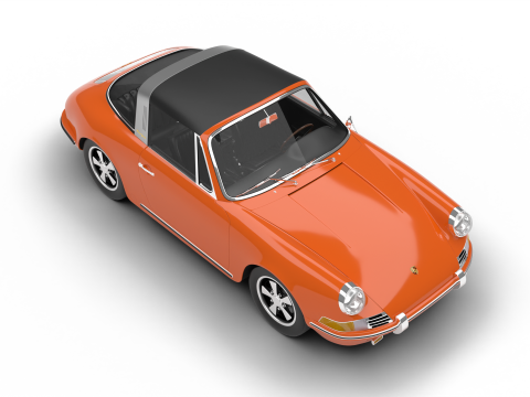 Porsche 911 Targa 1967 3D Model