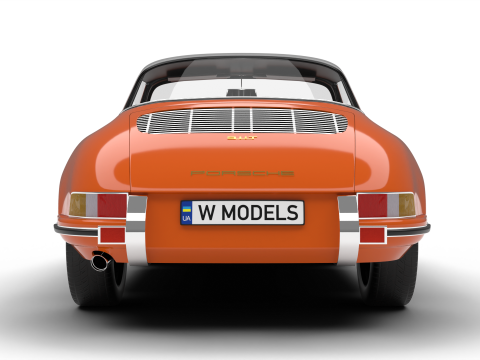 Porsche 911 Targa 1967 3D Model