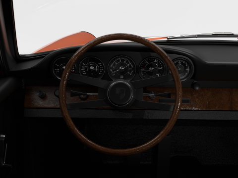 Porsche 911 Targa 1967 3D Model