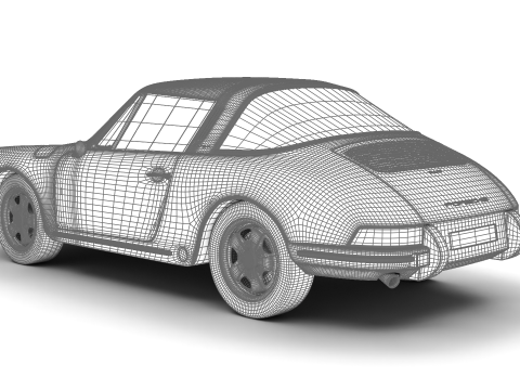 Porsche 911 Targa 1967 3D Model