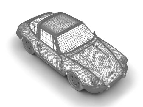 Porsche 911 Targa 1967 3D Model