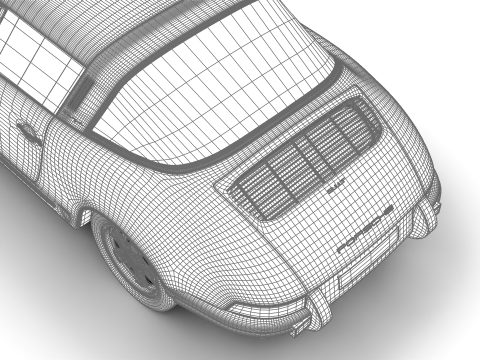 Porsche 911 Targa 1967 3D Model