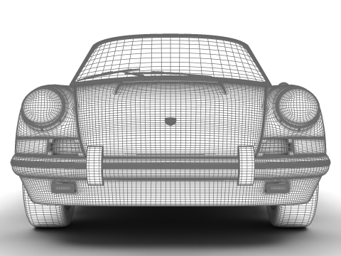 Porsche 911 Targa 1967 3D Model