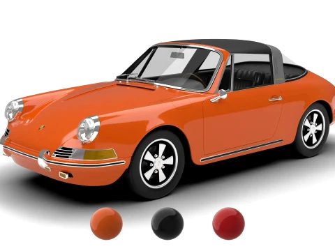 Porsche 911 Targa 1967 3D Modell