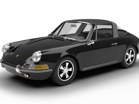Porsche 911 Targa 1967 3D Модель