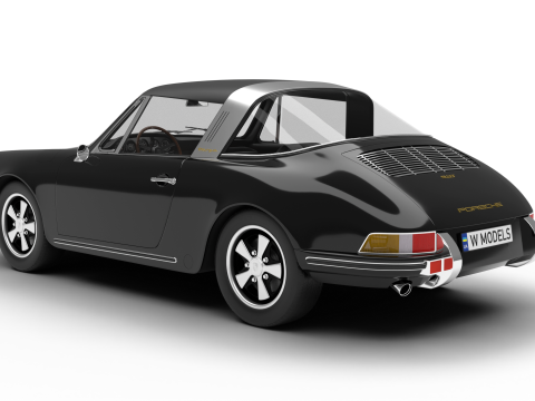 Porsche 911 Targa 1967 3D 모델