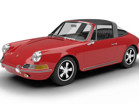 Porsche 911 Targa 1967 3D Модель