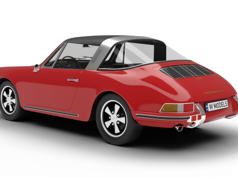 Porsche 911 Targa 1967 3D Model