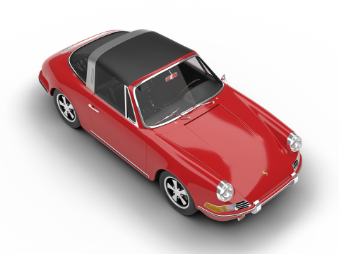Porsche 911 Targa 1967 3D Model