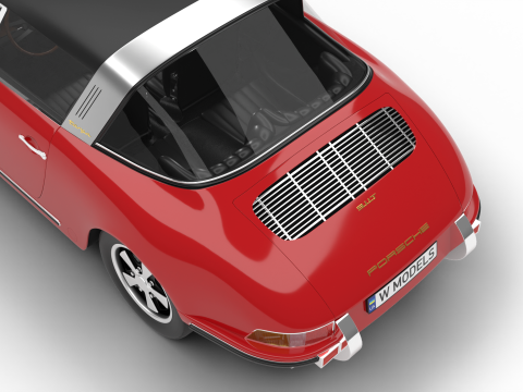 Porsche 911 Targa 1967 3D Model