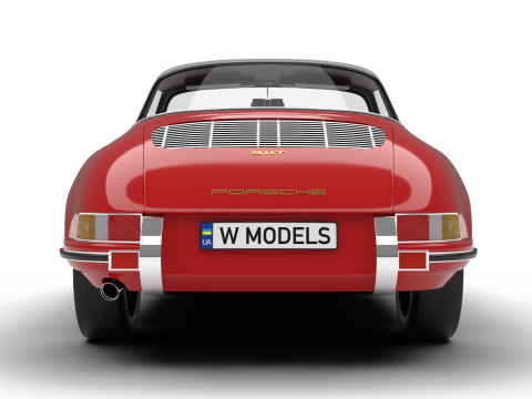 Porsche 911 Targa 1967 3D Model