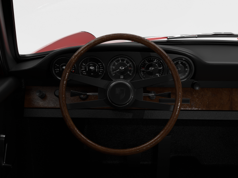 Porsche 911 Targa 1967 3D Model