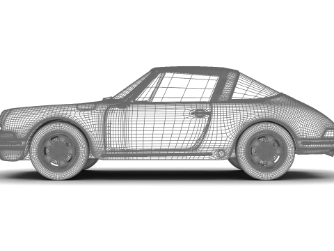Porsche 911 Targa 1967 3D Model