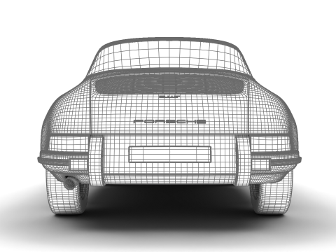 Porsche 911 Targa 1967 3D Model