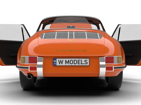 Porsche 911 Targa 1967 Genel Merkez 3D Model