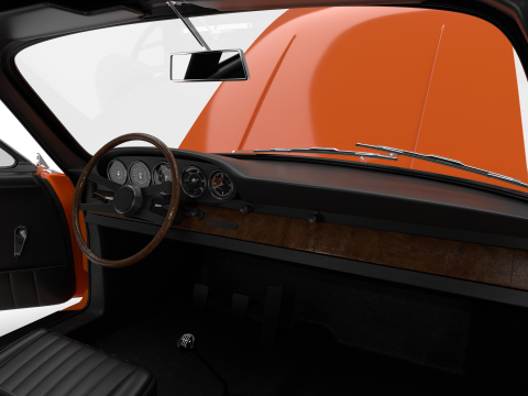 Porsche 911 Targa 1967 HQ 3D 모델