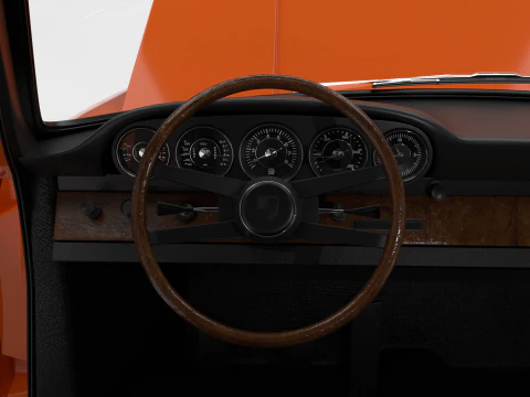 Porsche 911 Targa 1967 Genel Merkez 3D Model