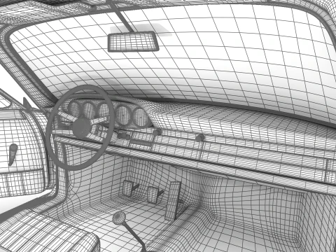 Porsche 911 Targa 1967 Genel Merkez 3D Model
