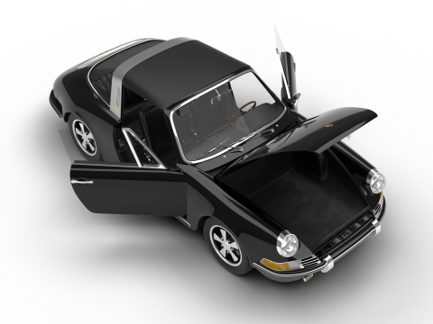 Porsche 911 Targa 1967 HQ Modèle 3D