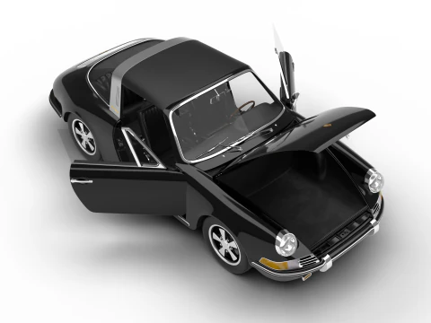 Porsche 911 Targa 1967 HQ 3D Model