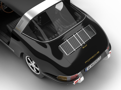 Porsche 911 Targa 1967 HQ Modèle 3D