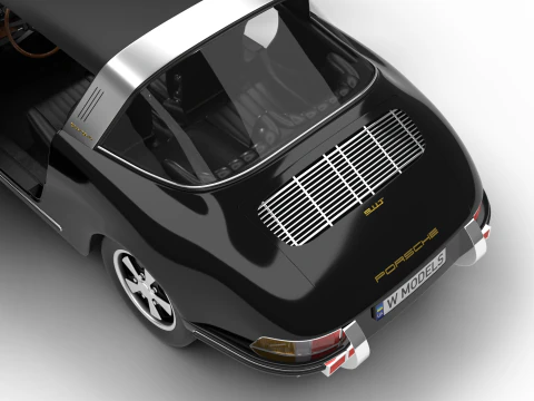 Porsche 911 Targa 1967 HQ 3D Model