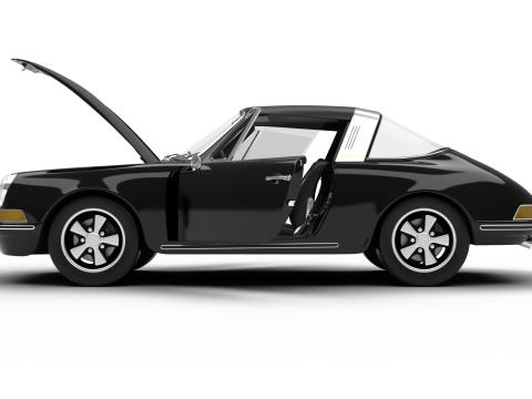 Porsche 911 Targa 1967 HQ Modèle 3D