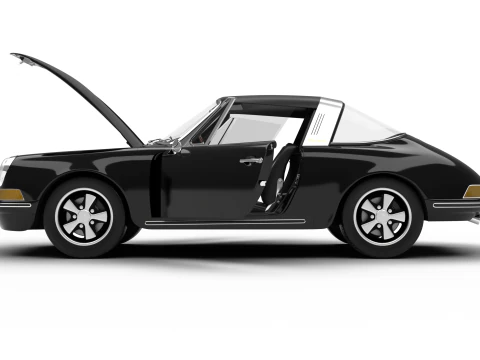 Porsche 911 Targa 1967 HQ 3D Model