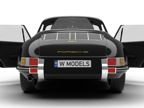 Porsche 911 Targa 1967 HQ Modèle 3D