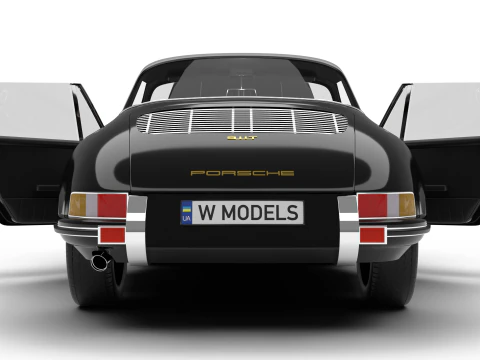 Porsche 911 Targa 1967 HQ 3D Model
