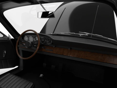 Porsche 911 Targa 1967 HQ 3D Model